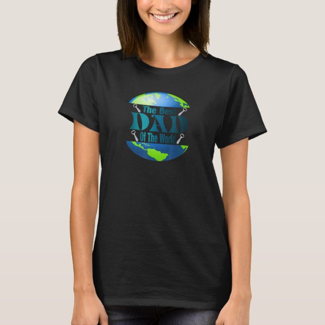 Världens bästa Pappa i fars dag T Shirt (Framsida)