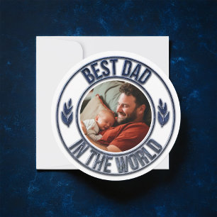 Världens bästa Pappa i första Fars dag Julkort