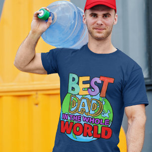Världens bästa Pappa i hela Multifärgaden Manar T Shirt