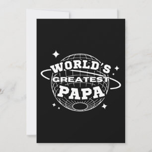 Världens Bästa Pappa Inbjudningar