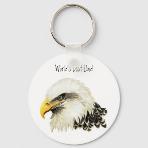 Världens bästa Pappa, jag kärlek Örn, Bird Nyckelring