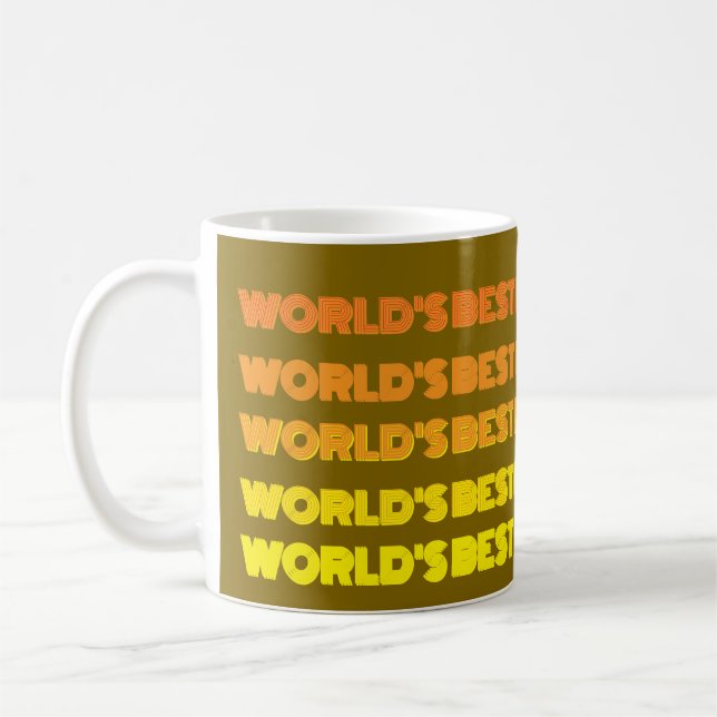 Världens bästa pappa kaffemugg  (Vänster)
