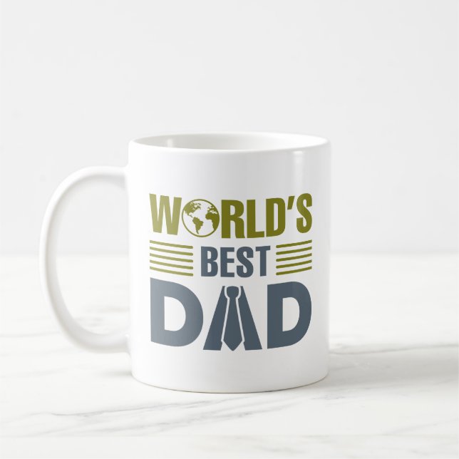 Världens bästa Pappa Kaffemugg (Vänster)