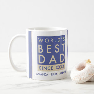 Världens bästa pappa kaffemugg