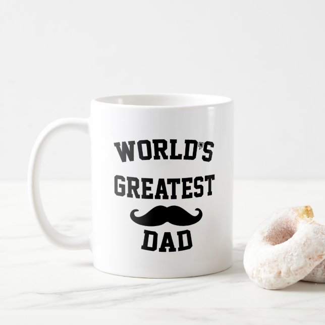 Världens bästa pappa kaffemugg (Med munk)