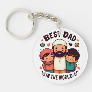 Världens bästa pappa - kärleksfull muslimsk pappa