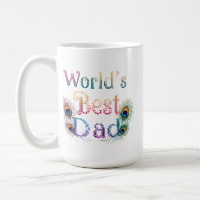 Världens bästa pappa klassisk mugg - 0,44 l   (Vänster)