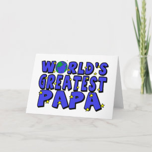 Världens Bästa Pappa Kort