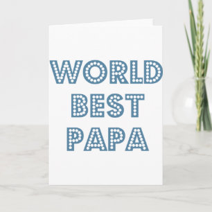 Världens Bästa Pappa Kort