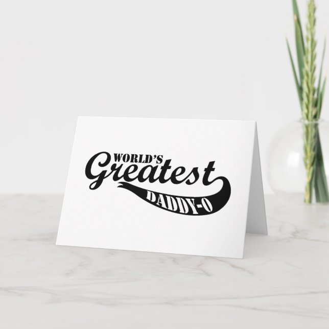Världens bästa pappa kort (Framsida)