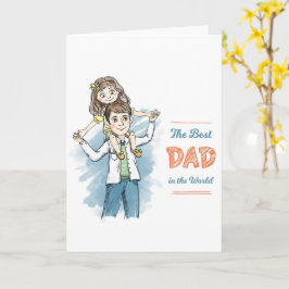 Världens bästa Pappa Kort