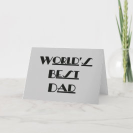 Världens bästa Pappa Kort