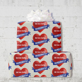 Världens bästa Pappa Lägg till barns Namn eller te Presentpapper