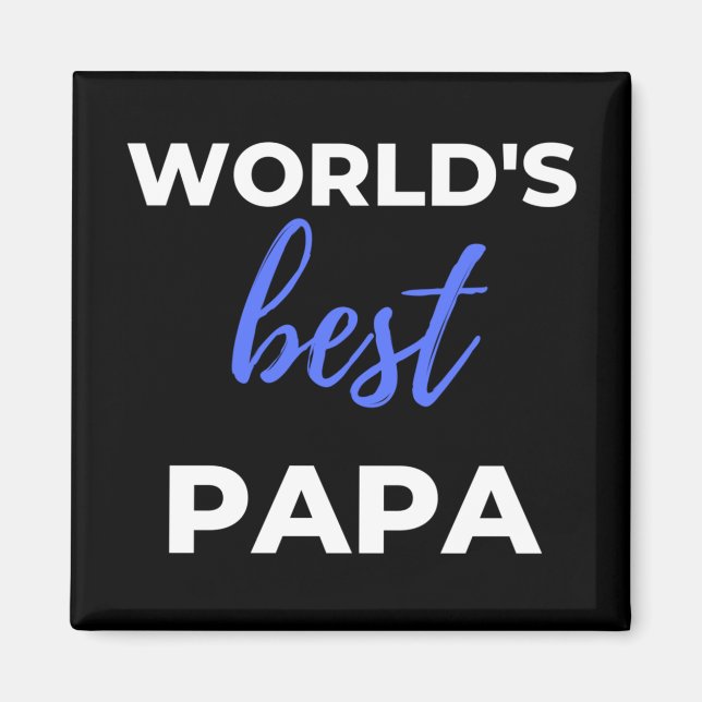 Världens bästa Pappa Magnet (Framsidan)