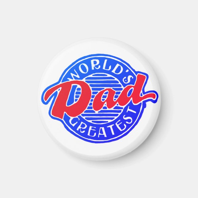 Världens bästa pappa magnet (Framsidan)
