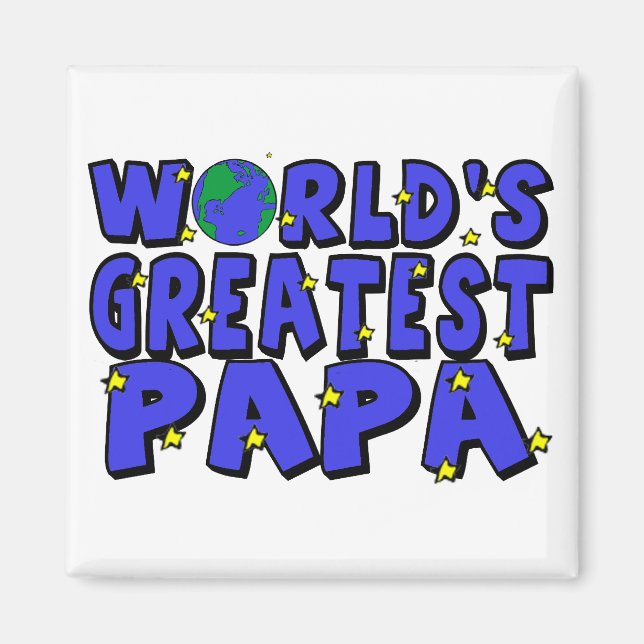 Världens Bästa Pappa Magnet (Framsidan)