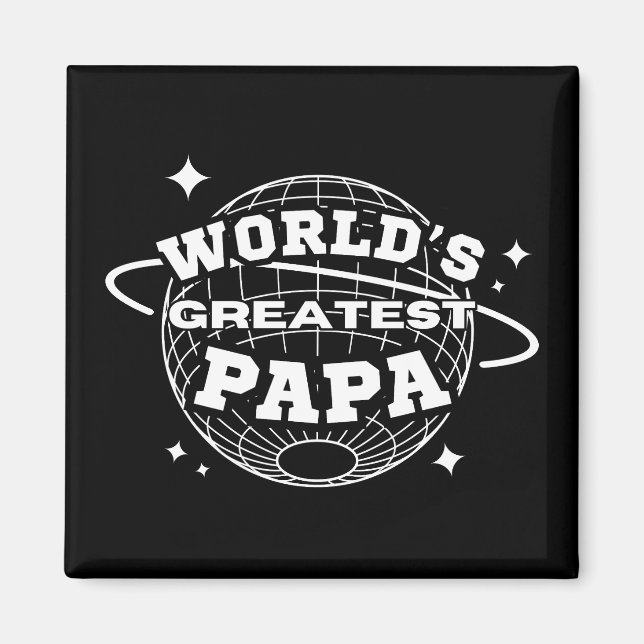 Världens Bästa Pappa Magnet (Framsidan)