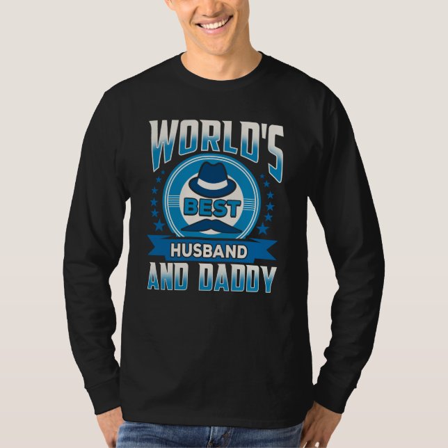 Världens Bästa Pappa Make Fars Dag T Shirt (Framsida)