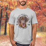Världens bästa Pappa-marionettfoto av marionettfot T Shirt<br><div class="desc">Världens bästa Hund Pappa ... Överraska din favorit Hund Pappa i Fars dag med den här toppen söta anpassningsbarna T-shirt. Anpassa den här t-shirt-skjortan från hund med hund favoritfoto och namn. Denna skjorta i hund är ett måste för hundälskare och hund pappor. Underbar gåva från hund. COPYRIGHT © 2020 Judy...</div>