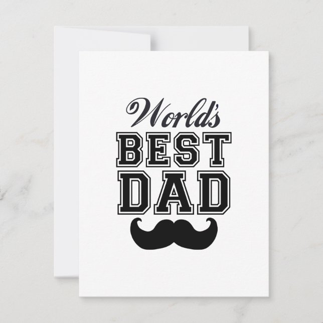 Världens bästa pappa med mustasch (Framsida)