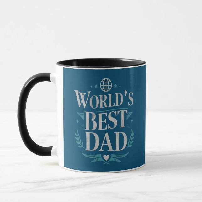 Världens Bästa Pappa Mugg (Vänster)