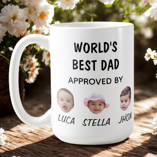 Världens bästa Pappa Mugg Anpassningsbar Baby An