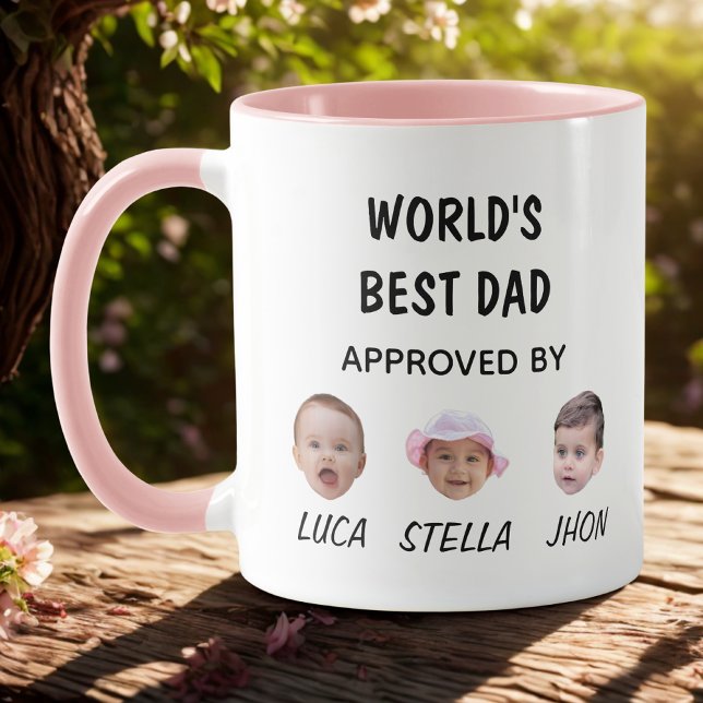 Världens bästa Pappa Mugg | Anpassningsbar Baby An (Skapare uppladdad)