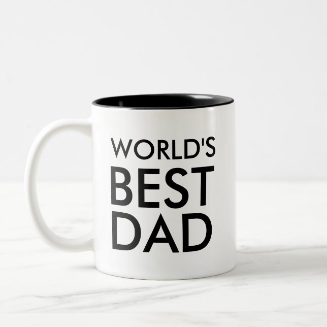 Världens bästa Pappa Mugg | Far-dagspresent (Vänster)