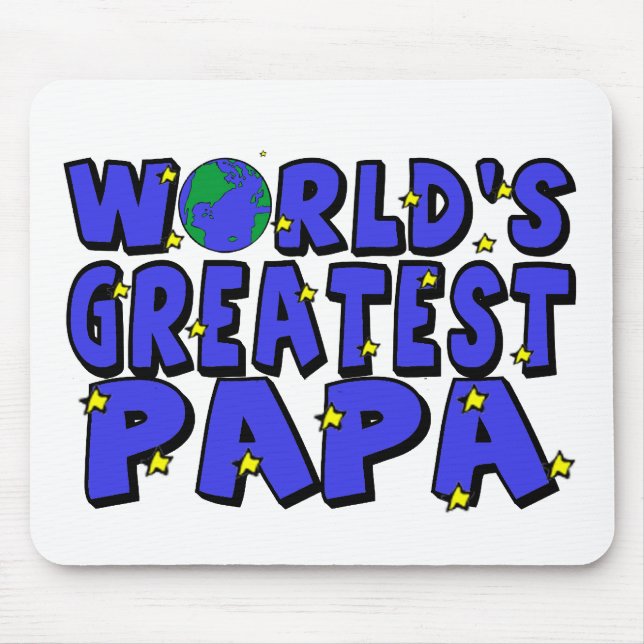Världens Bästa Pappa Musmatta (Framsidan)