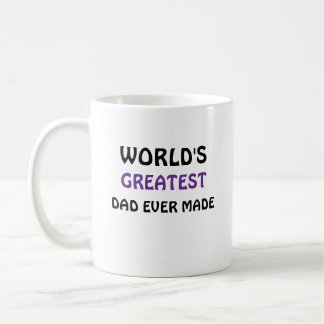 Världens bästa pappa någonsin kaffemug kaffemugg