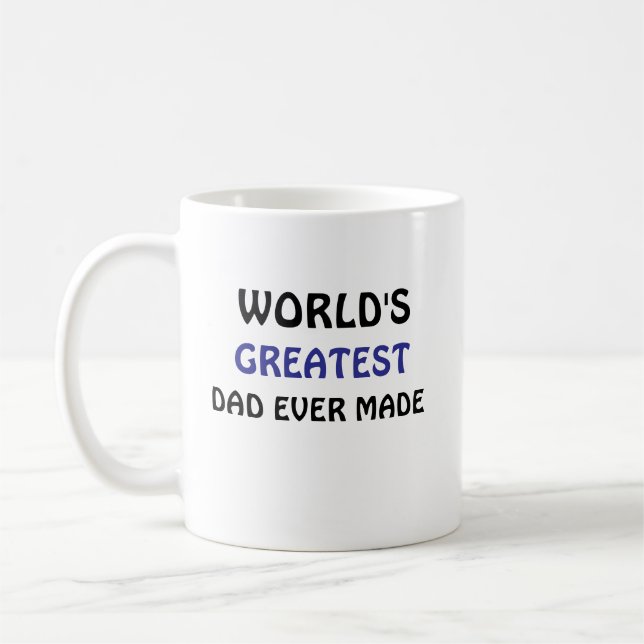 Världens bästa pappa någonsin kaffemugg (Vänster)