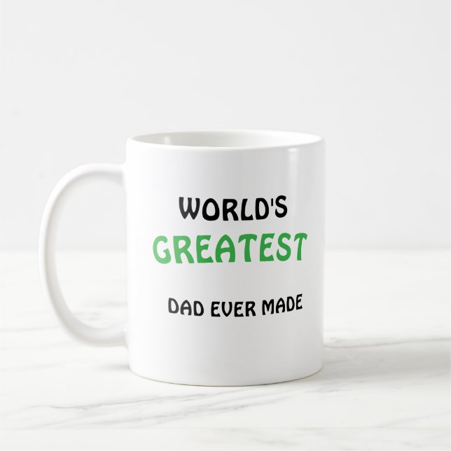 Världens bästa pappa någonsin kaffemugg (Vänster)