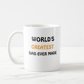 Världens bästa pappa någonsin kaffemugg