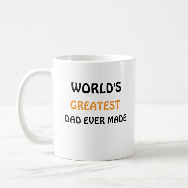 Världens bästa pappa någonsin kaffemugg (Vänster)