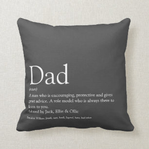 Världens bästa pappa någonsin, pappa, faderdefinit kudde