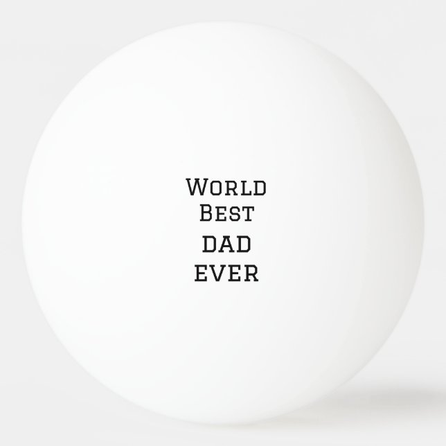 Världens bästa pappa någonsin tjock lägger till na pingisboll (Framsidan)