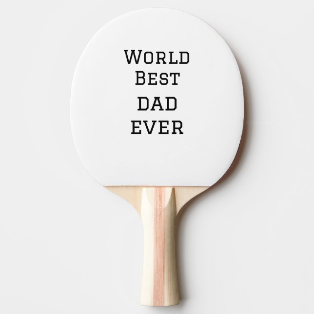 Världens bästa pappa någonsin tjock lägger till na pingisracket (Framsidan)