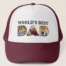 Världens bästa Pappa-offertmodern 3-fotokollage