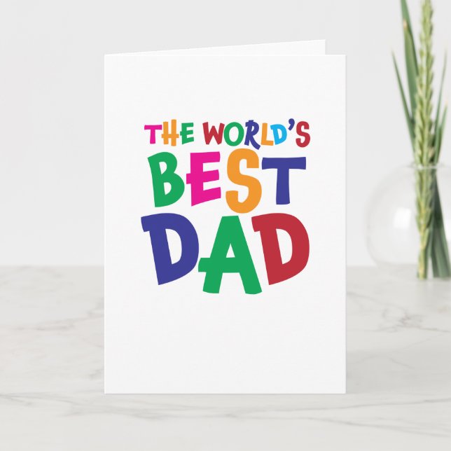 Världens bästa Pappa på 5 x 7-kort Kort (Framsida)