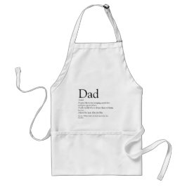 Världens bästa pappa pappis pappa Definition Kul Förkläde