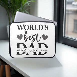Världens bästa pappa Personlig bärbar datorskal Laptop Fodral