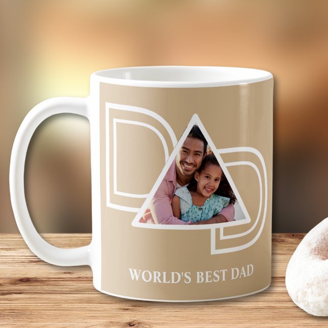 Världens Bästa Pappa Personlig Foto Kaffemugg (Skapare uppladdad)