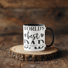 Världens Bästa Pappa Personlig Mugg