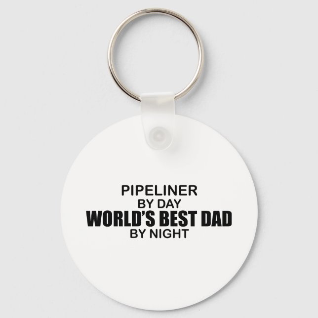 Världens bästa Pappa - Pipeliner Nyckelring (Framsida)