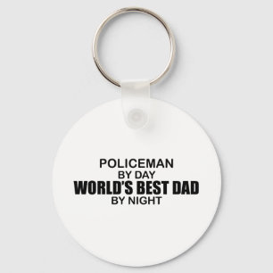 Världens bästa Pappa - Polisman Nyckelring