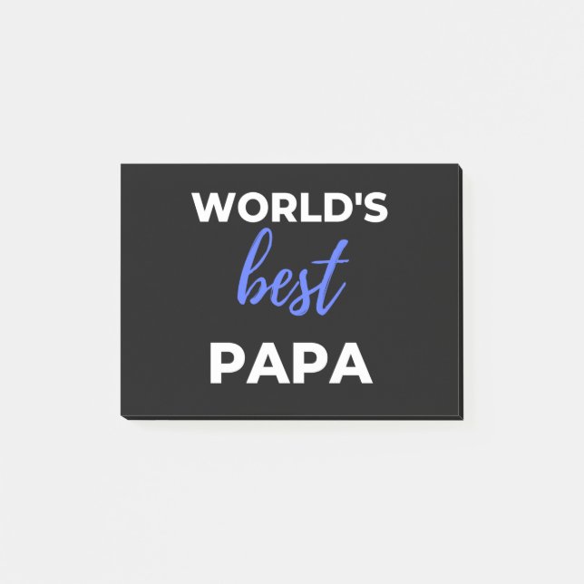 Världens bästa Pappa Post-it Block (Framsida)
