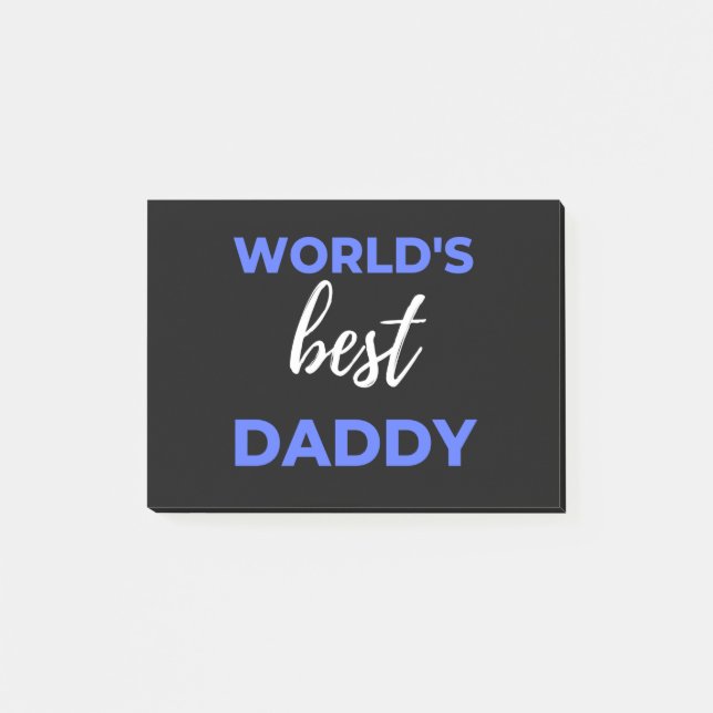 Världens bästa pappa post-it block (Framsida)