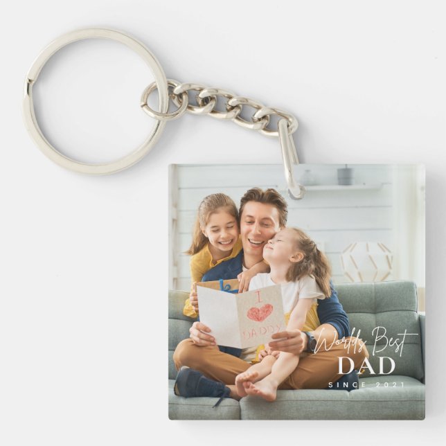 Världens bästa Pappa sedan 20XX Modern Photo (Framsidan)