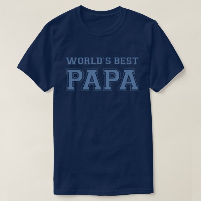 Världens bästa Pappa Shirt T (Design framsida)