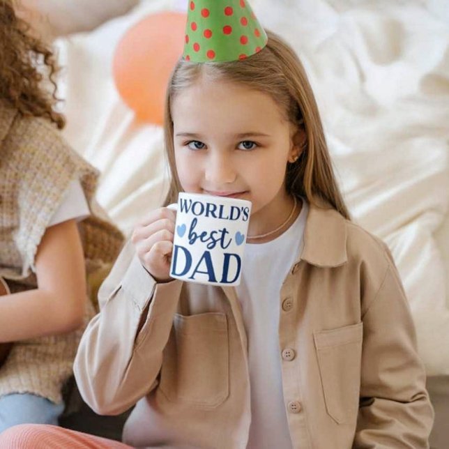 Världens bästa Pappa Skriv ut modern vit Mugg (Skapare uppladdad)